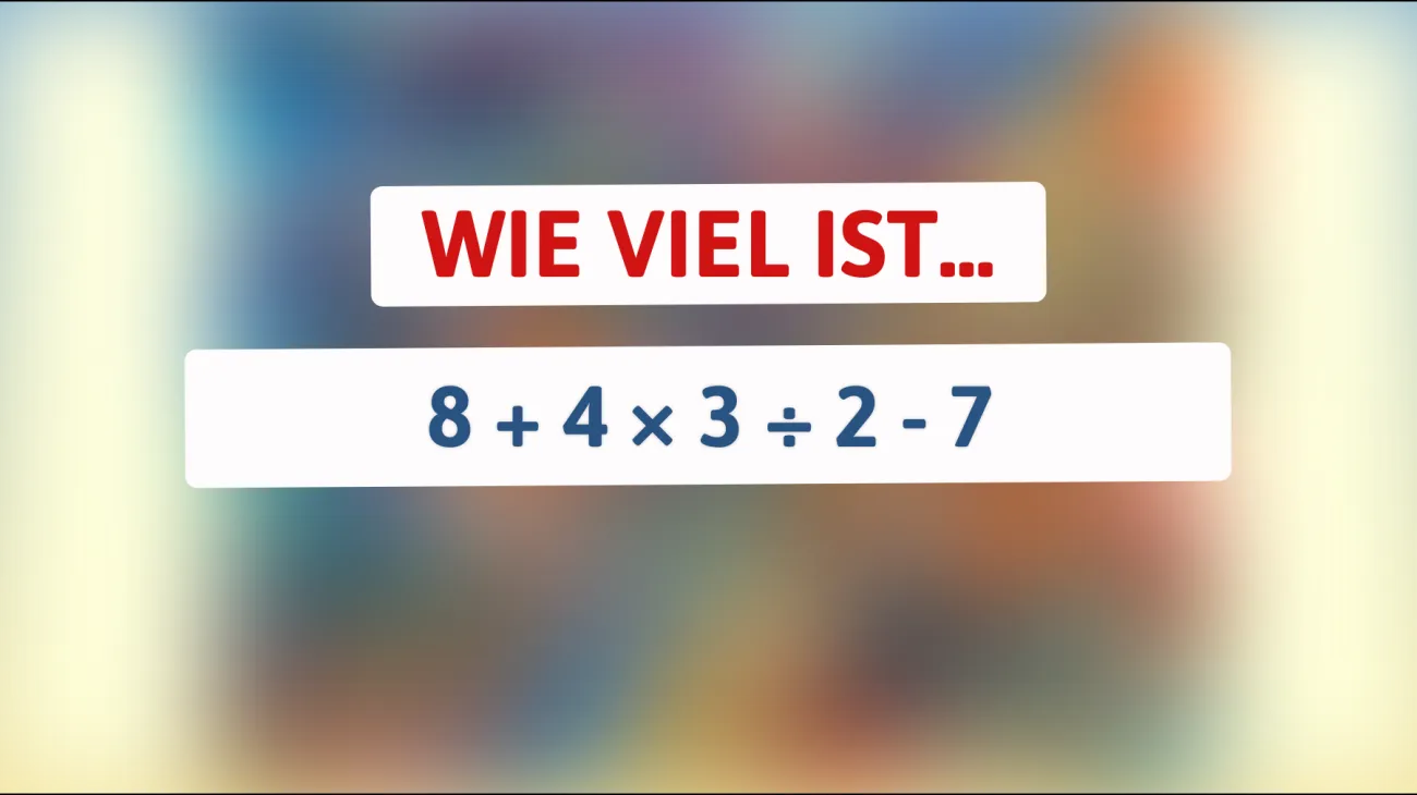Diese einfache Matheaufgabe bringt selbst Genies ins Grübeln: Kannst du das Rätsel lösen und beweisen, dass du ein kluger Kopf bist?"