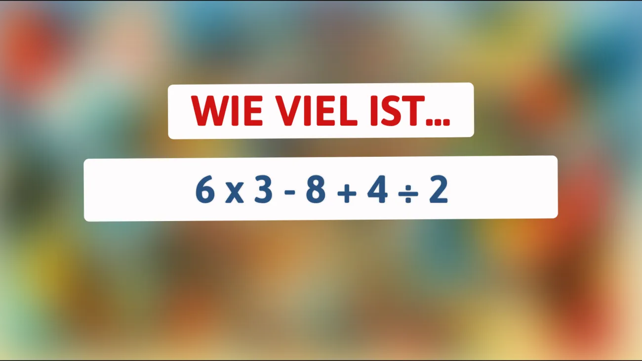 Entlarve deinen inneren Einstein: Kannst du dieses scheinbar einfache mathematische Rätsel lösen?"