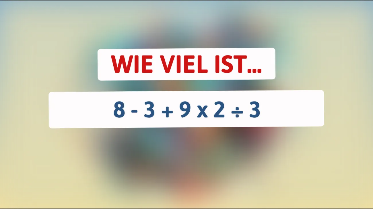 Hast du das Zeug dazu, das geniale Rätsel zu lösen, das nur ein Bruchteil der Menschen schafft?"