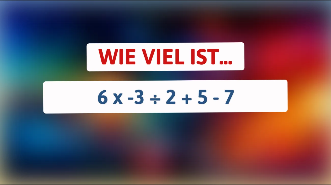 Kannst du das knifflige Mathematikrätsel lösen, das selbst die brillantesten Köpfe verblüfft?"