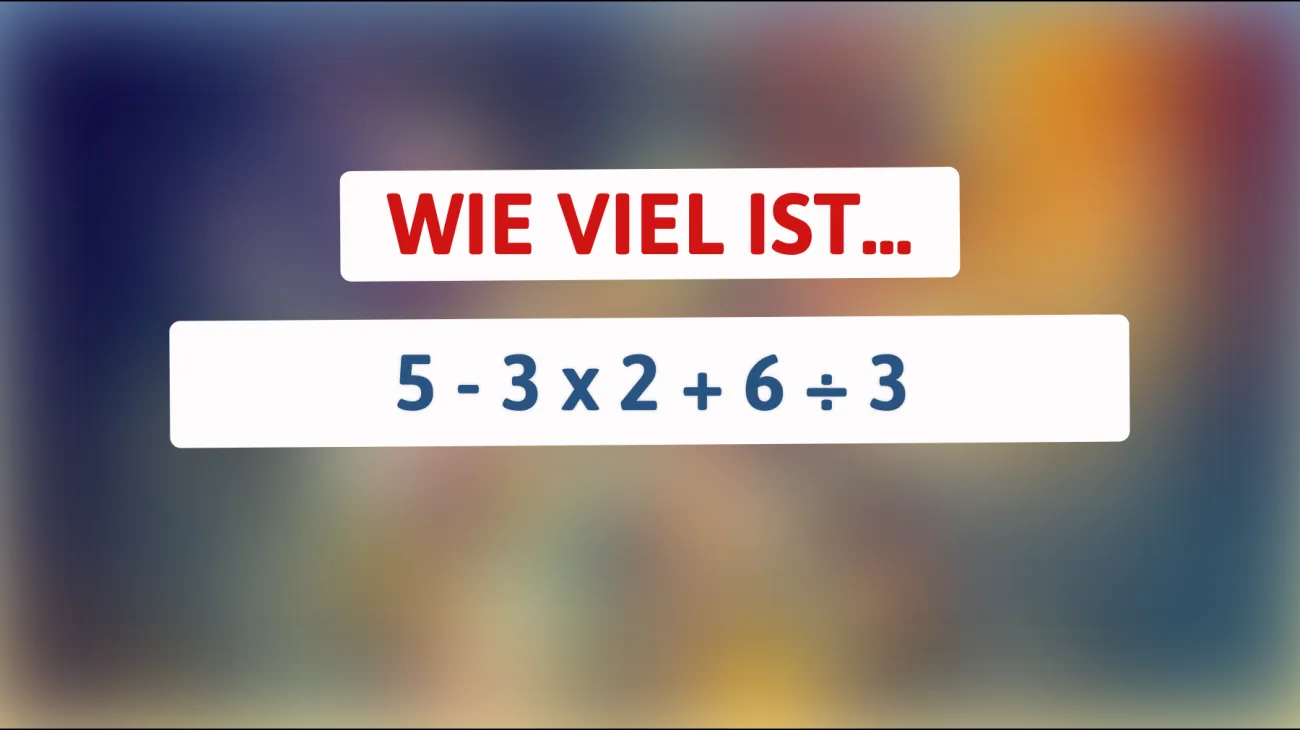 Knackst du dieses Mathe-Rätsel, das nur die intelligentesten Köpfe lösen können? Finde heraus, ob du dazugehörst!"