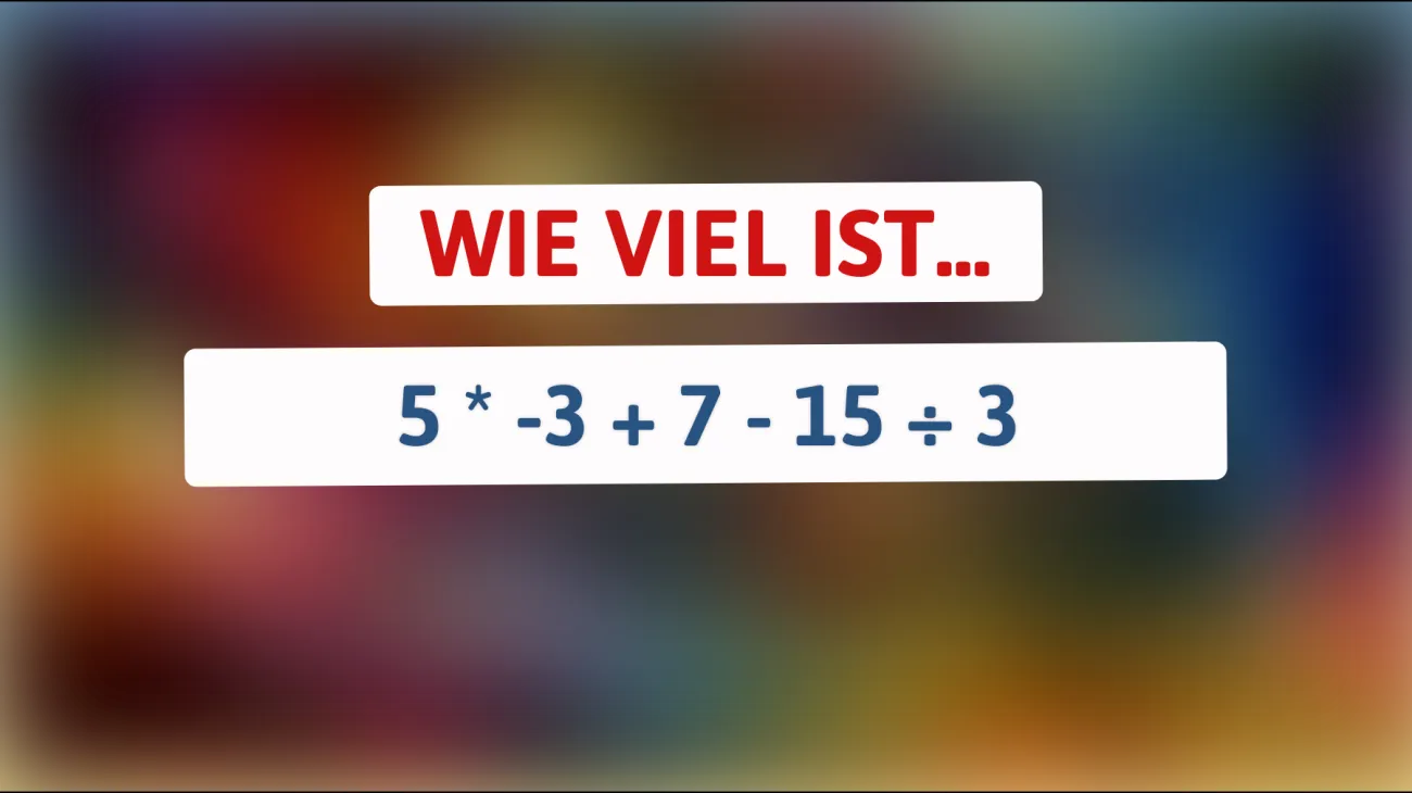 Knackst du dieses mathematische Rätsel? Nur 1% der Menschen können die richtige Lösung herausfinden!"