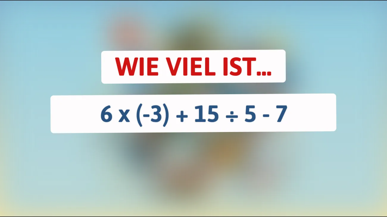 Nur 1% der Menschen können dieses Mathe-Rätsel auf Anhieb lösen – gehörst du dazu? Finde es heraus!"