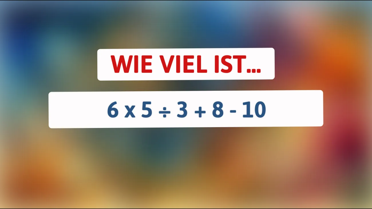 Nur 1% können es lösen: Bist du schlau genug, um diese Mathe-Herausforderung zu knacken?"