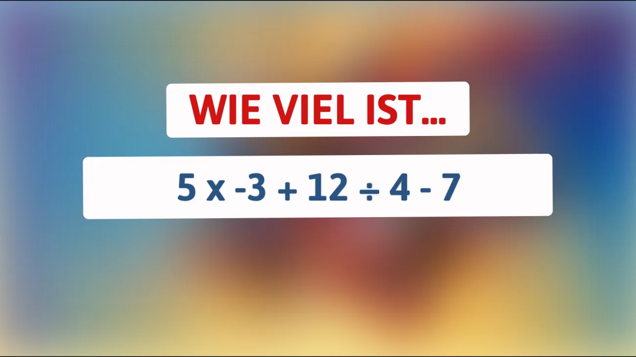 Nur Genies können dieses mathematische Rätsel in Sekunden lösen – Bist du einer von ihnen?"