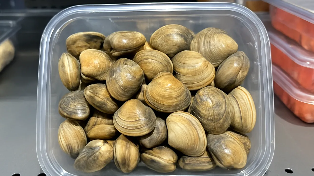 Verpackte Venusmuscheln"
